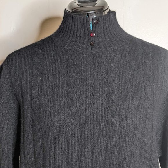 Richards & Jones Wool Blend Mock Neck Sweater. Size M. - Picture 2 of 13